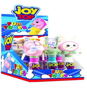 JOYTOP FUN TUBES LOLLIPOP with Toys 11 g * 12